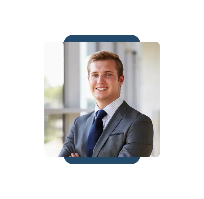 Modern professional using SpineLegal software for legal case management.