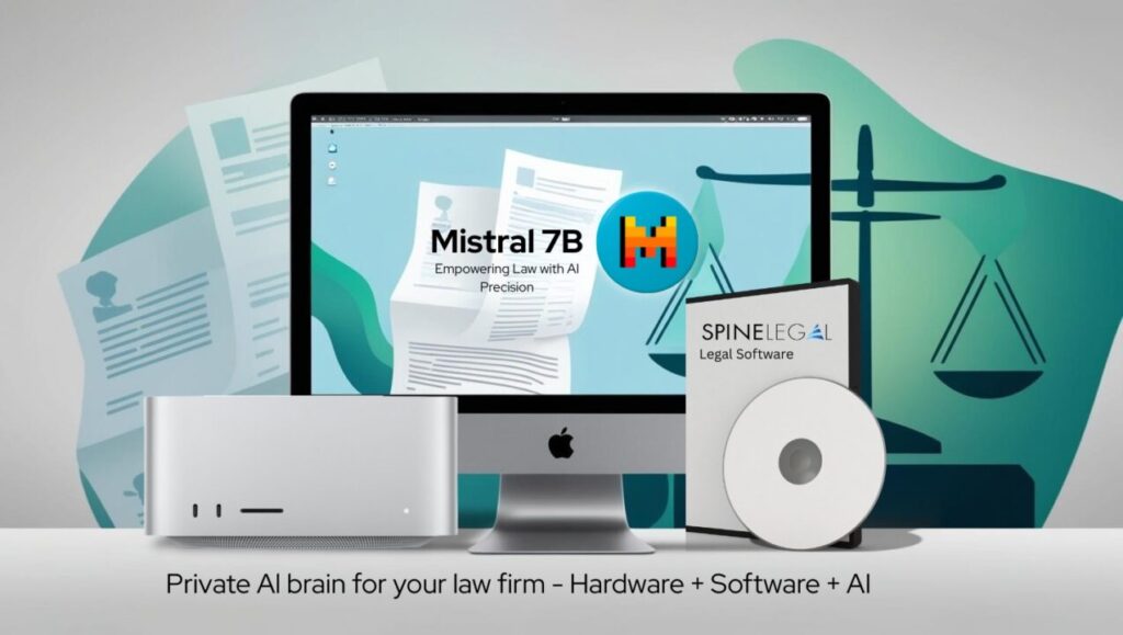 SpineLegal Software enhances law firm efficiency with AI-powered solutions, featuring Mistral 7B on advanced hardware.