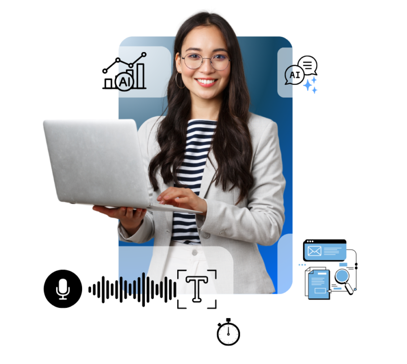 Professional using SpineLegal Software for efficient legal document management and AI-driven insights.