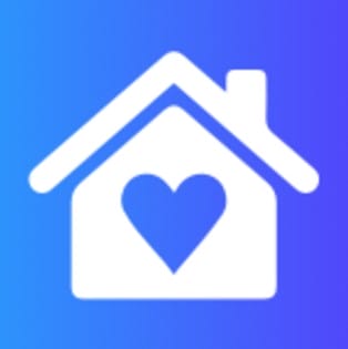 Heart in house icon symbolizing SpineLegal's user-friendly software solutions for the legal industry.
