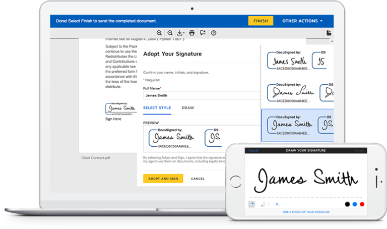 DocuSign Digital Signature – Sign Contracts Easily and in a Controlled and Auditable Way