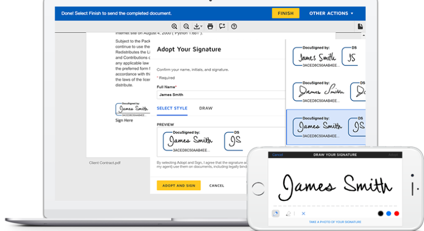 DocuSign Digital Signature – Sign Contracts Easily and in a Controlled and Auditable Way